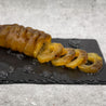 Sliced Sea Cucumber on slate with ice in Singapore