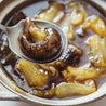 Braised Sea Cucumber on ladle